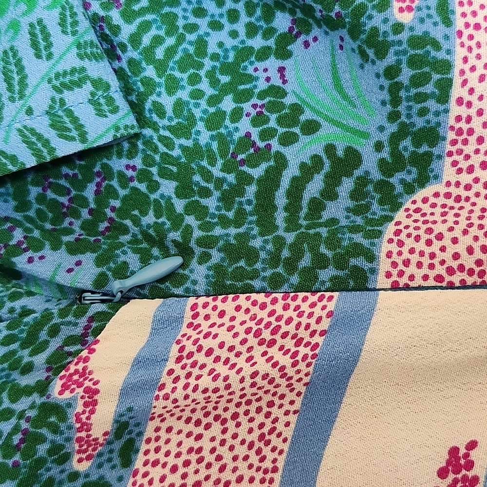 Ottod'ame midi dress Size 4/S tropical print - Picture 11 of 11